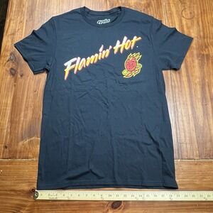 Cheetos Flamin Hot Shirt Mens Medium Graphic Tee Snack Food Promo Junk Food Logo